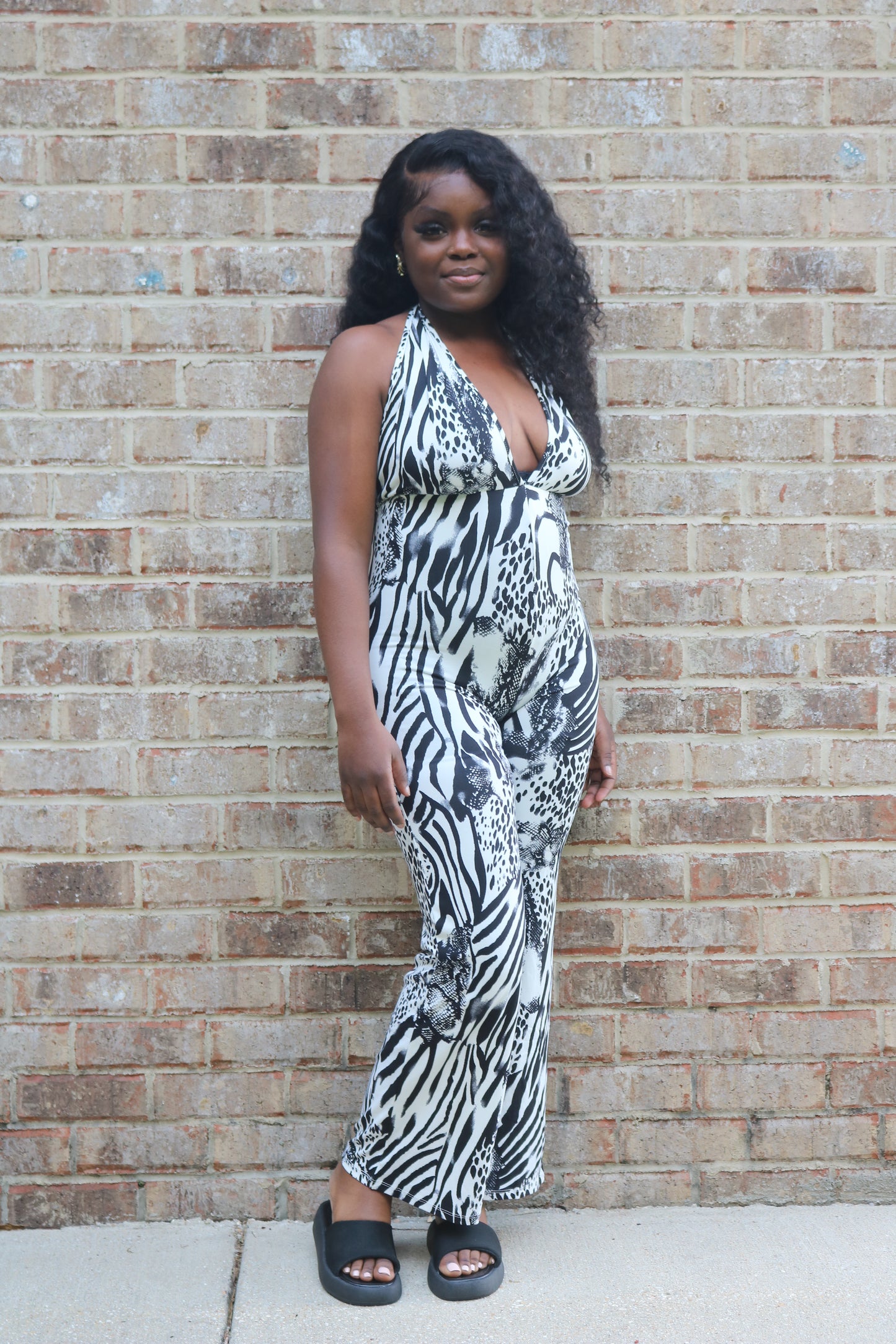 Pretty Zebra Jumpsuit