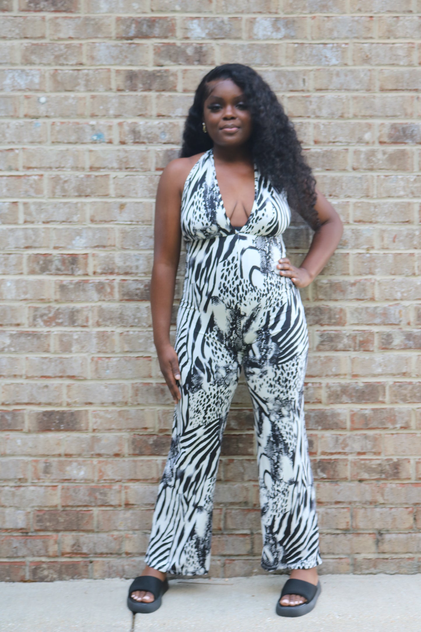 Pretty Zebra Jumpsuit